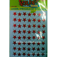 Assorted novelty pvc laser sticker